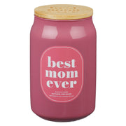 Best Mom Ever Autumn Orchard Scented Candle in a Glass Jar