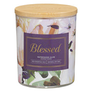 Blessed Refreshing Aloe Scented Candle in a Glass Jar