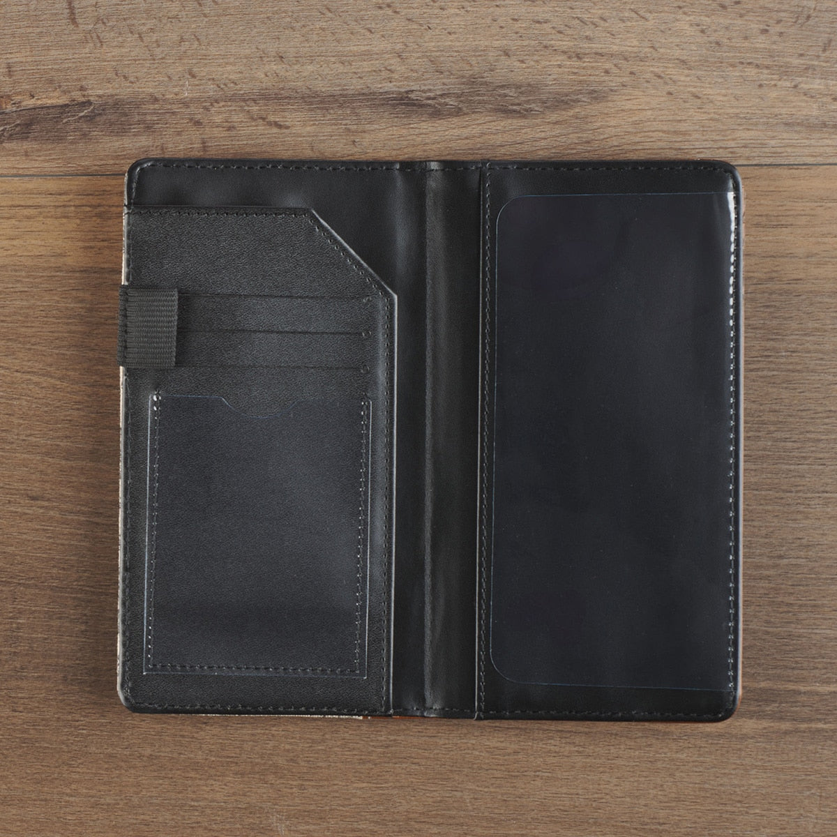 Amazing Grace Natural Canvas and Faux Leather Checkbook Wallet - 2 Corinthians 12:9