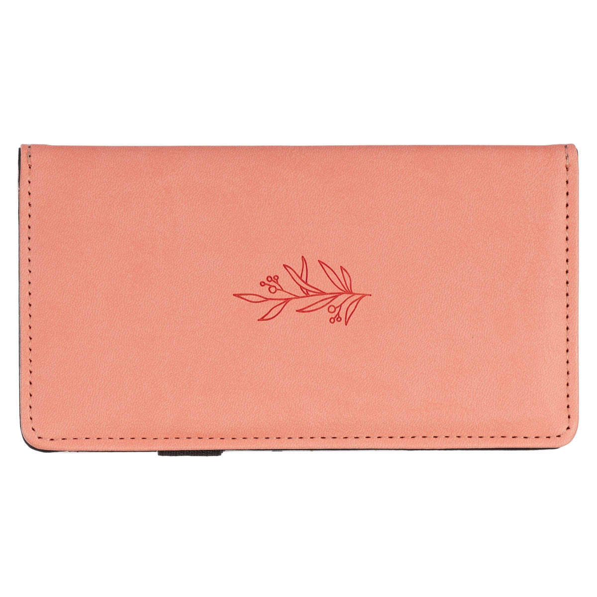 Amazing Grace Rose Pink Faux Leather Checkbook Wallet