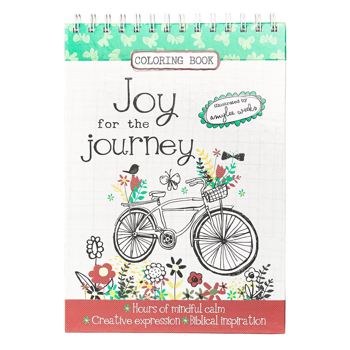 Joy for the Journey Wirebound Coloring Book