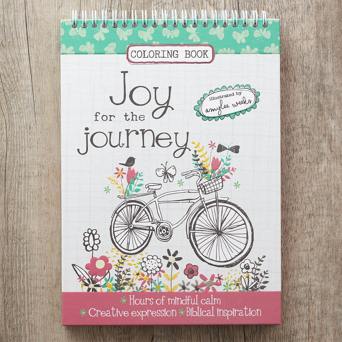 Joy for the Journey Wirebound Coloring Book