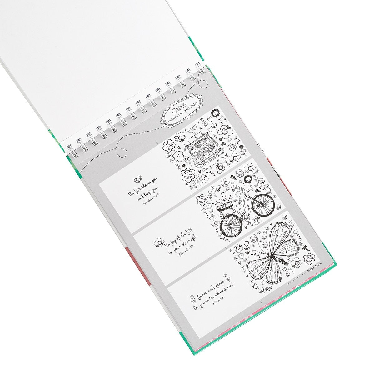 Joy for the Journey Wirebound Coloring Book