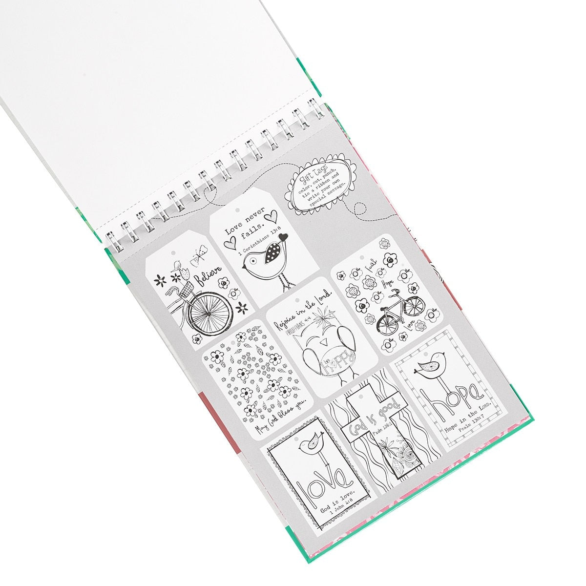 Joy for the Journey Wirebound Coloring Book