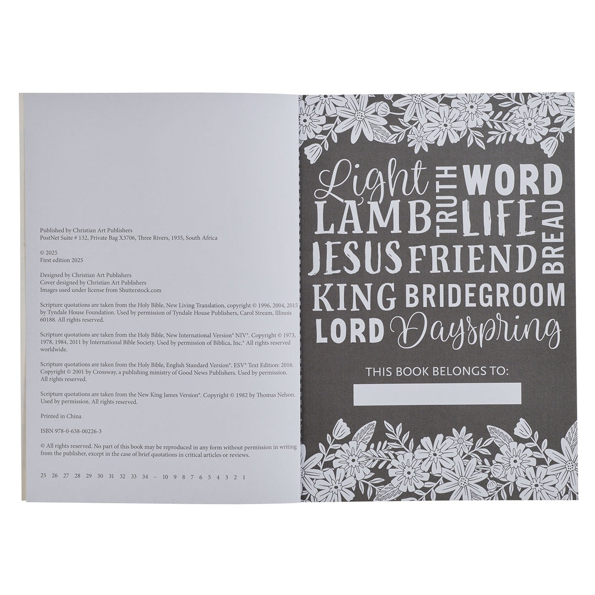 The Names of Jesus Coloring Book