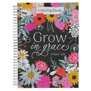 Grow in Grace Spiral Coloring Book - 2 Peter 3:18