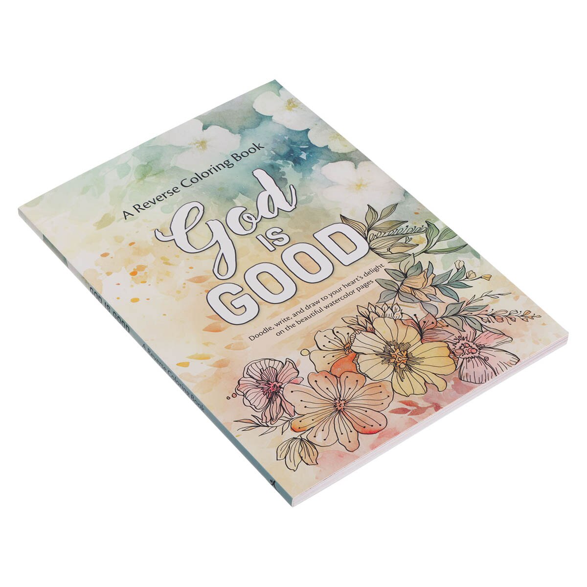 God is Good Reverse Coloring Book