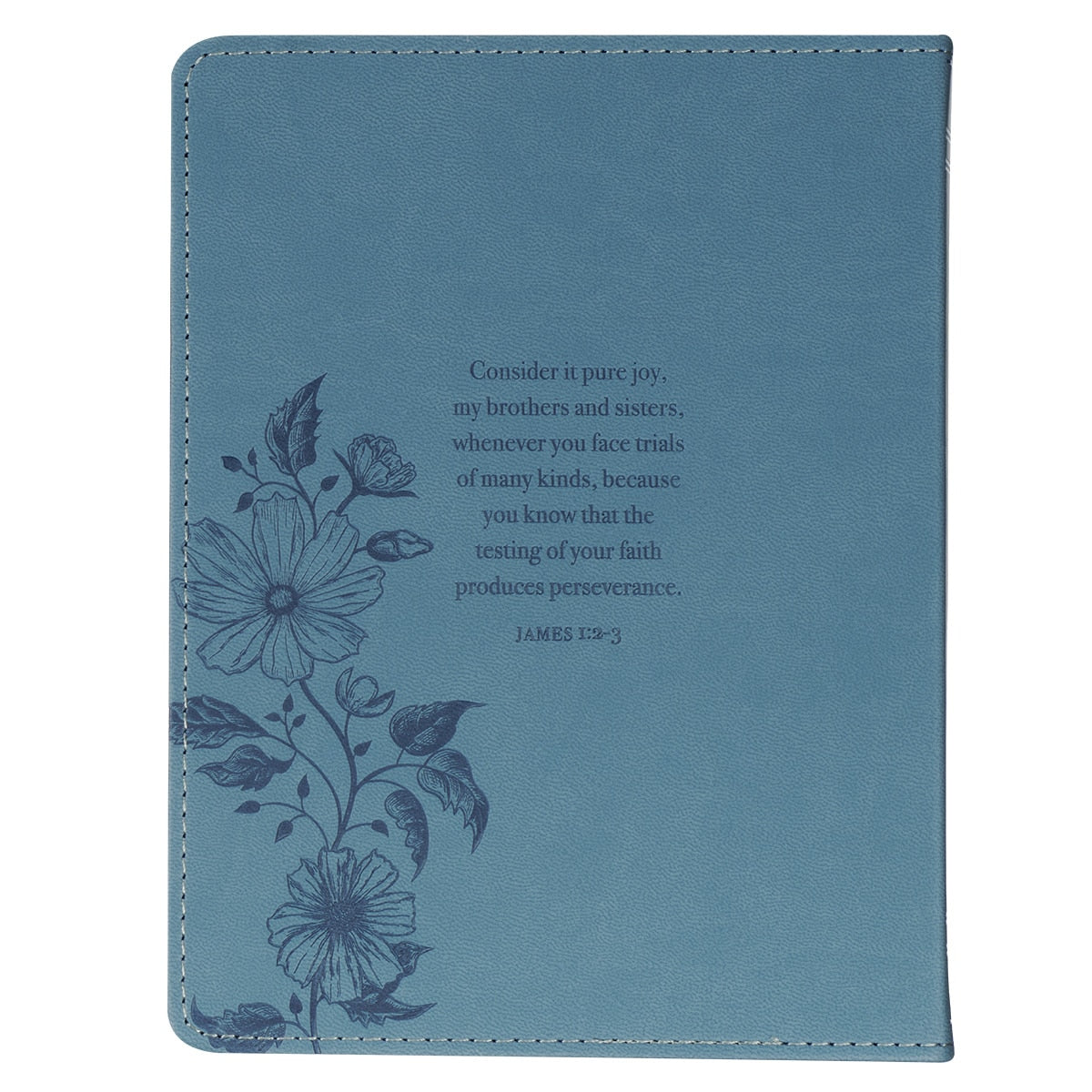 Consider it All Joy Blue Faux Leather Devotional
