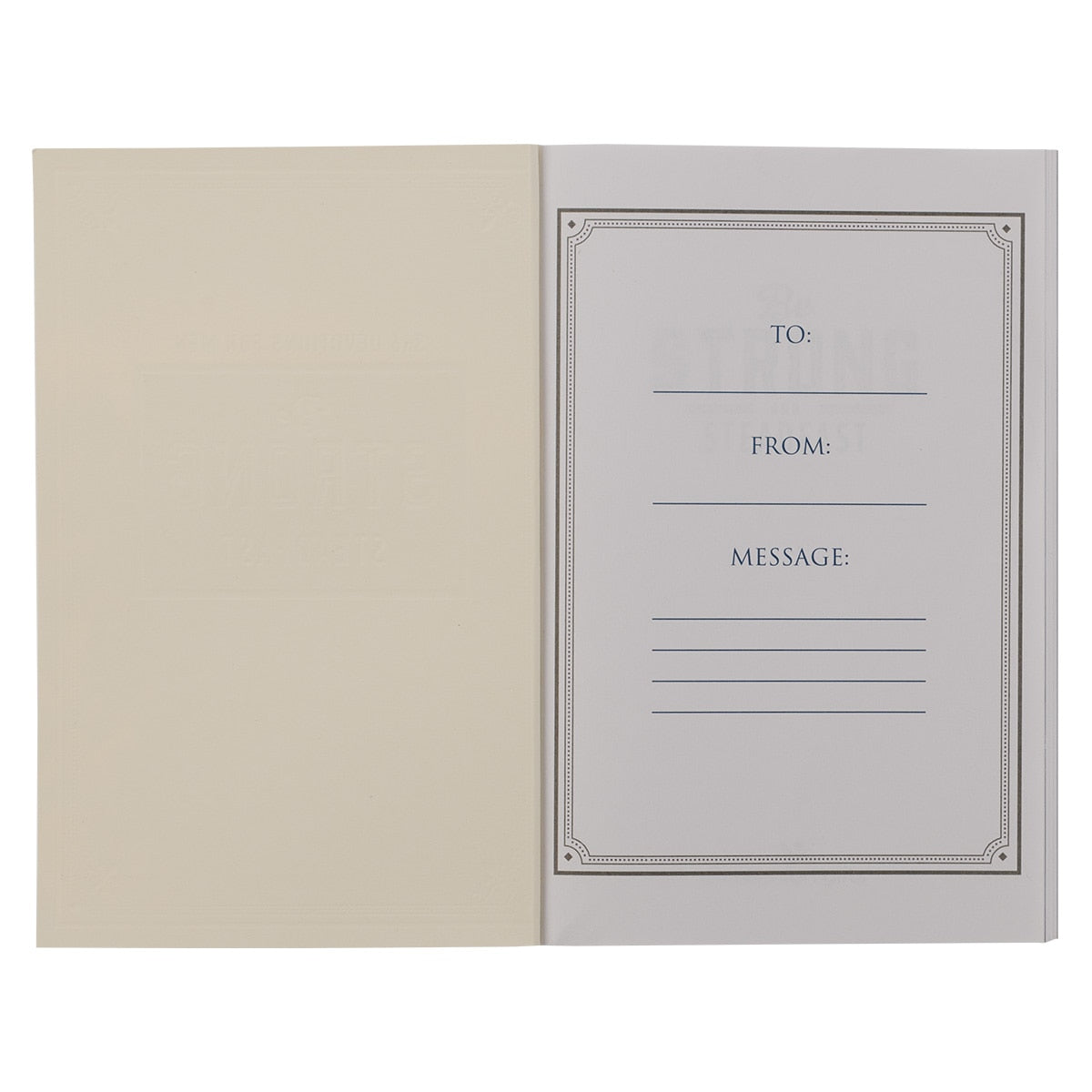 Be Strong and Steadfast Softcover Daily Devotional