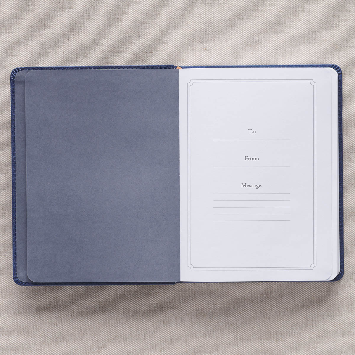 Walk Through God’s Word Navy Faux Leather Devotional