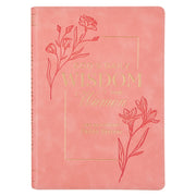 God’s Daily Wisdom for Women Pink Faux Leather Daily Devotional