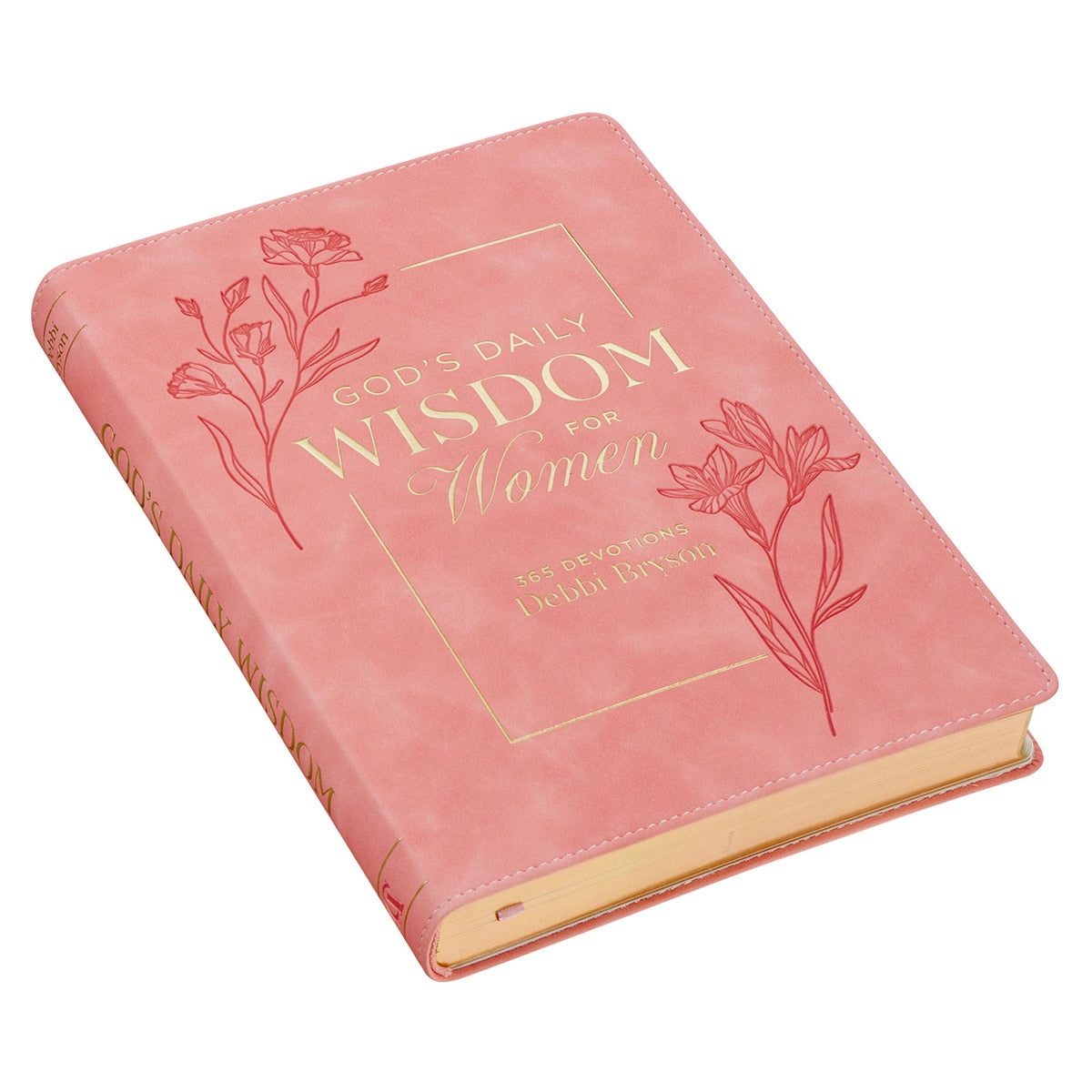 God’s Daily Wisdom for Women Pink Faux Leather Daily Devotional