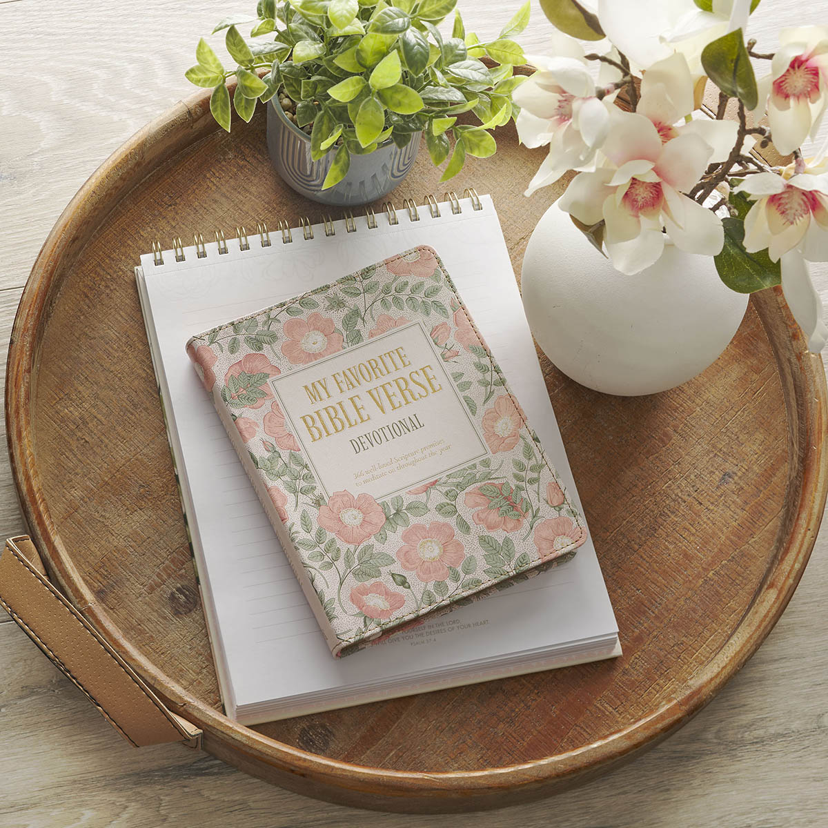 My Favorite Bible Verse Pink Faux Leather Devotional for Women