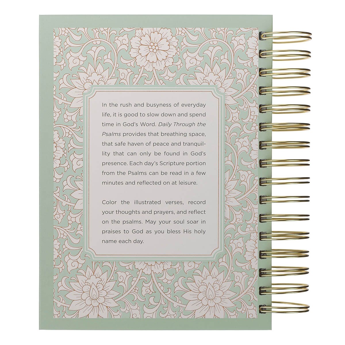 Daily Through the Psalms: A 365-Day Spiral-bound Creative Journal