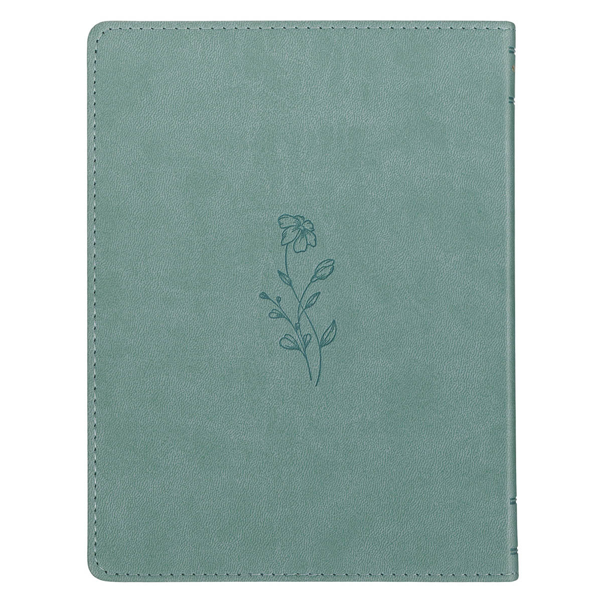 Be Still and Know I Am God Dusty Teal Faux Leather Devotional