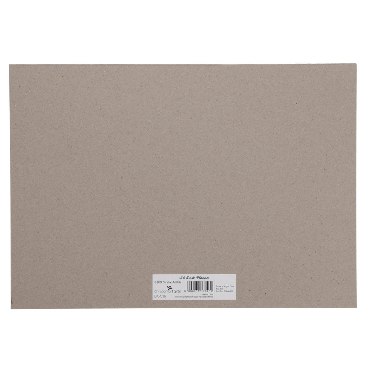 Strong and Courageous Undated Planner Pad for Boys - Joshua 1:9