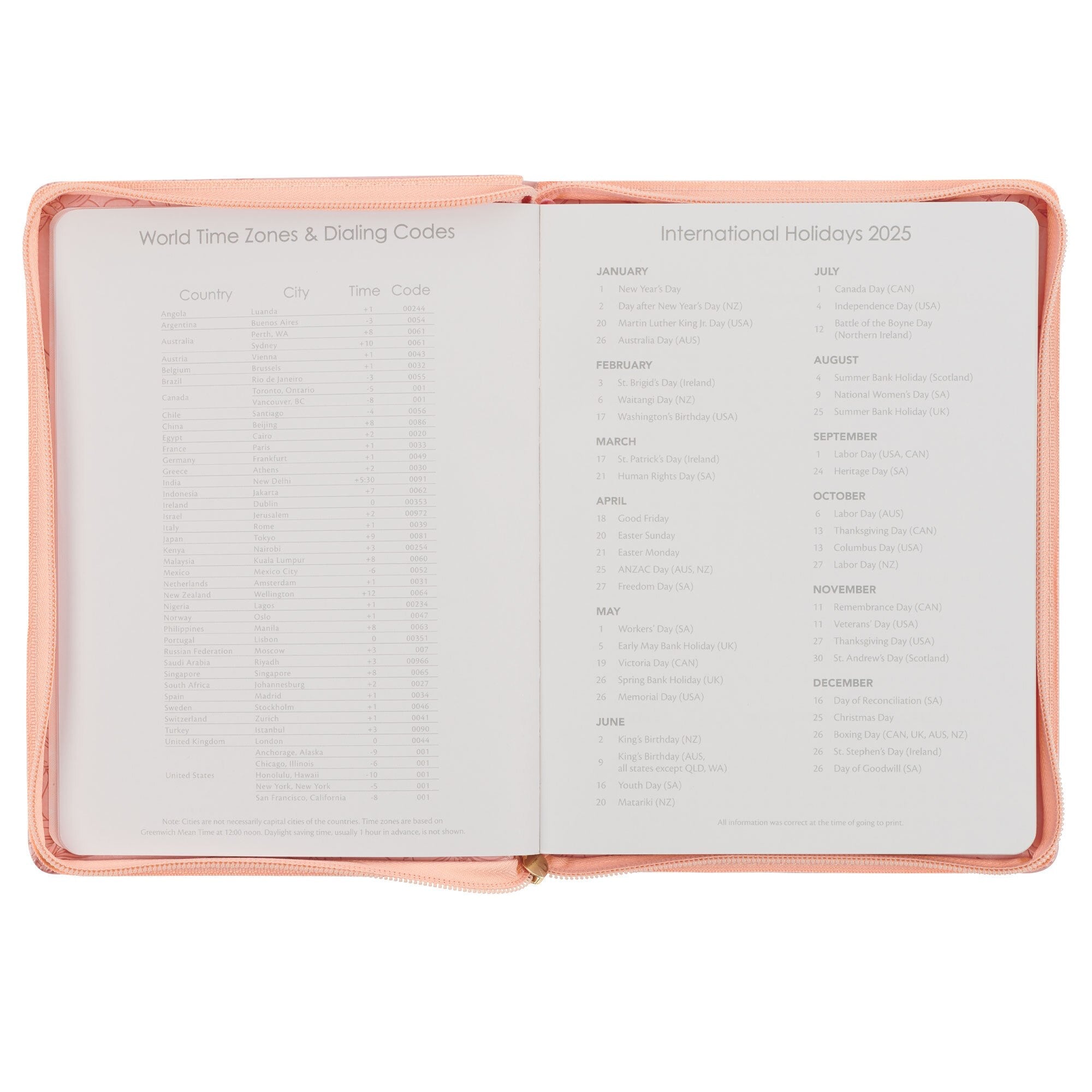I Can Do Everything Pink Faux Leather 2025 Large 18-month Planner for Women - Philippians 4:13