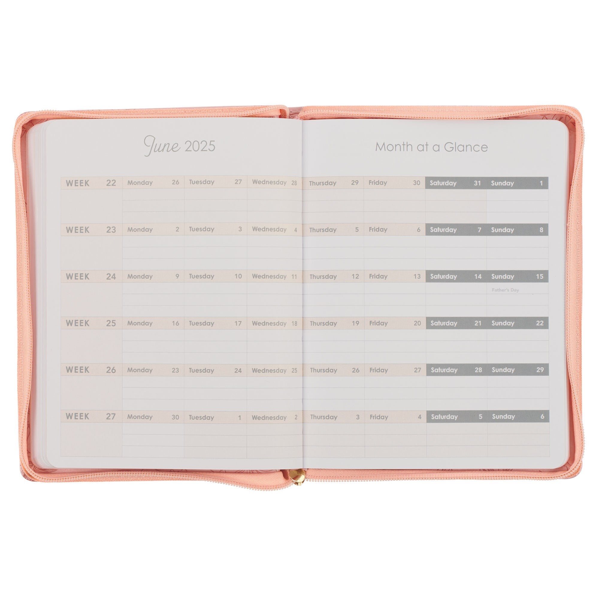 I Can Do Everything Pink Faux Leather 2025 Large 18-month Planner for Women - Philippians 4:13