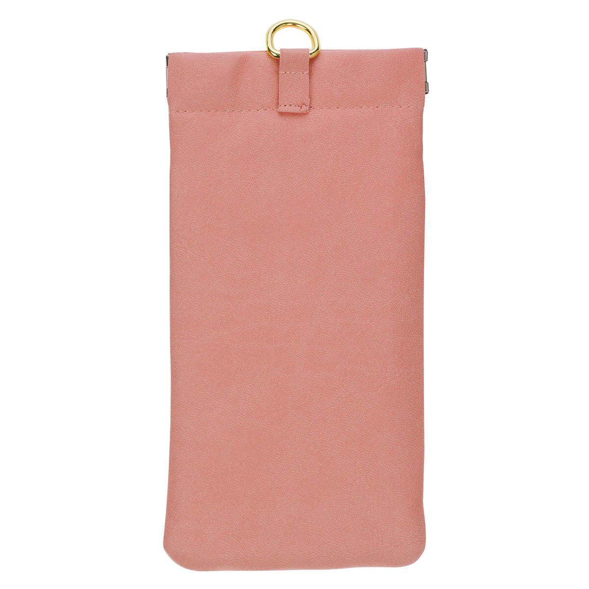 Amazing Grace Cream and Coral Floral Faux Leather Double Eyeglass Case