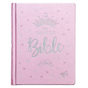 Metallic Pink Faux Leather My Creative Bible for Girls - an ESV Journaling Bible