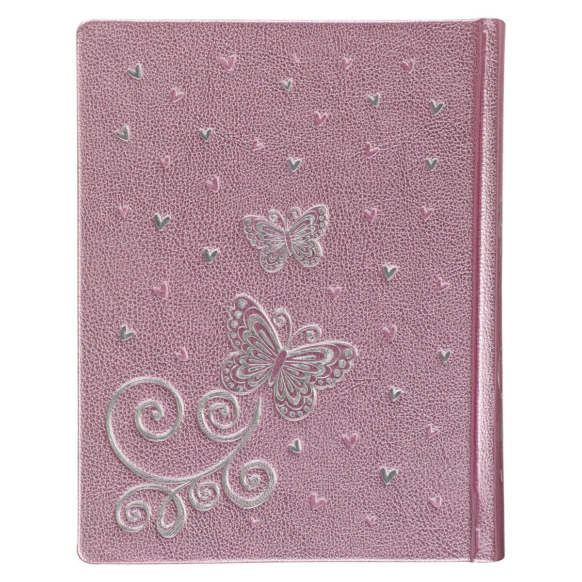 Metallic Pink Faux Leather My Creative Bible for Girls - an ESV Journaling Bible