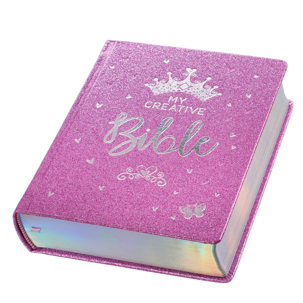 Purple Glitter My Creative Bible for Girls - an ESV Journaling Bible