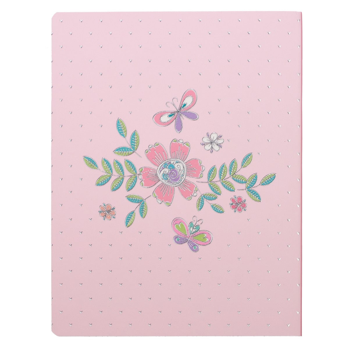 Pink Floral Heart Flexcover My Creative Bible for Girls - an ESV Journaling Bible