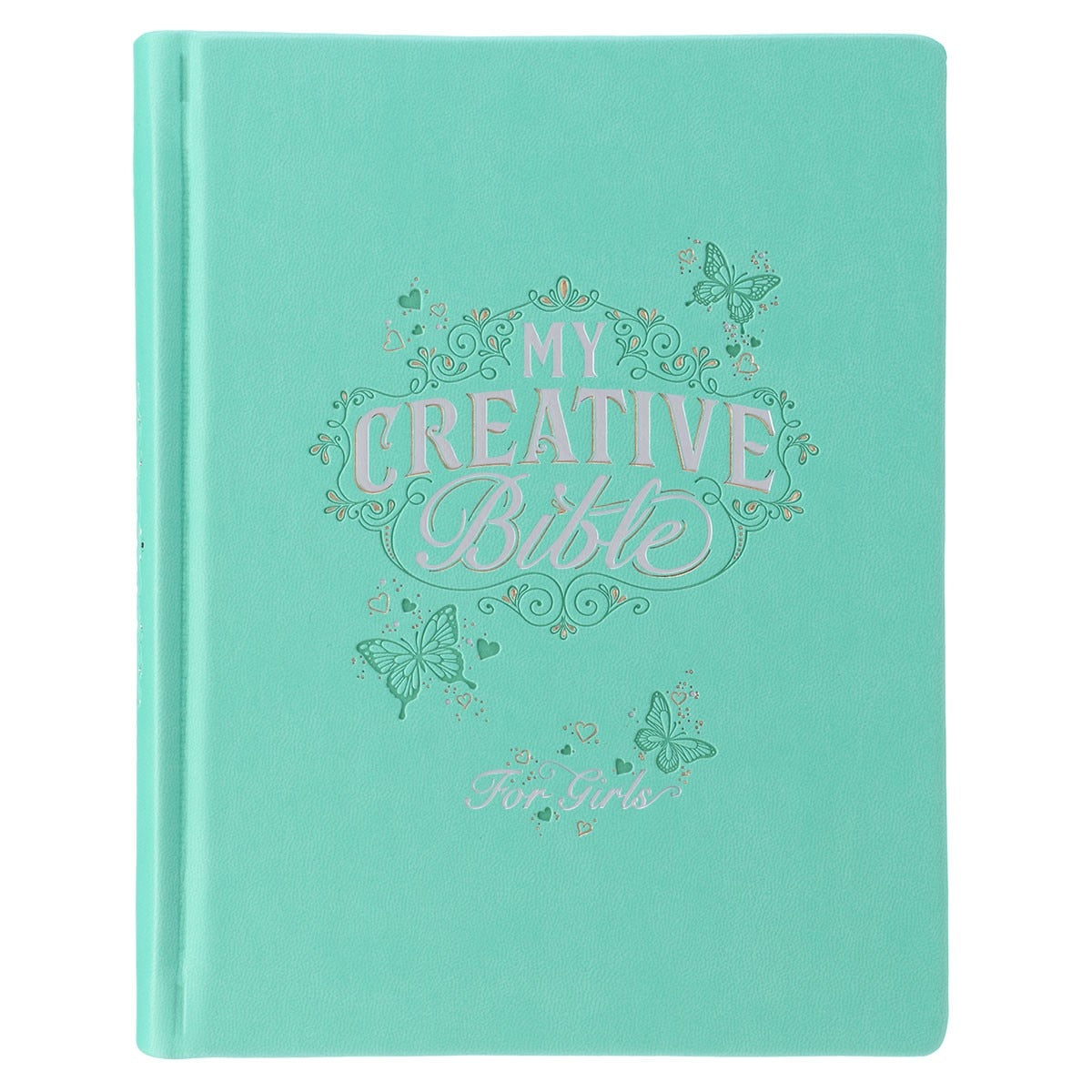 Teal Butterfly Hardcover My Creative Bible for Girls - an ESV Journaling Bible