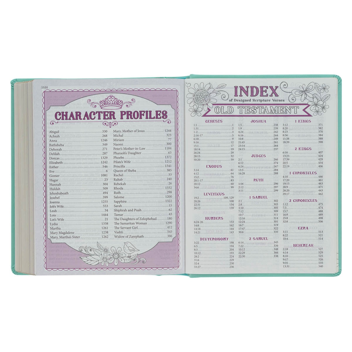 Teal Butterfly Hardcover My Creative Bible for Girls - an ESV Journaling Bible