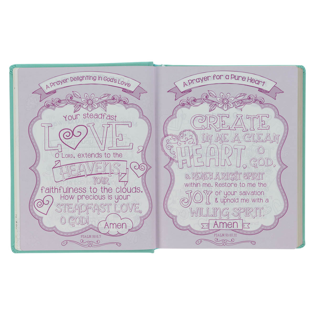 Teal Butterfly Hardcover My Creative Bible for Girls - an ESV Journaling Bible