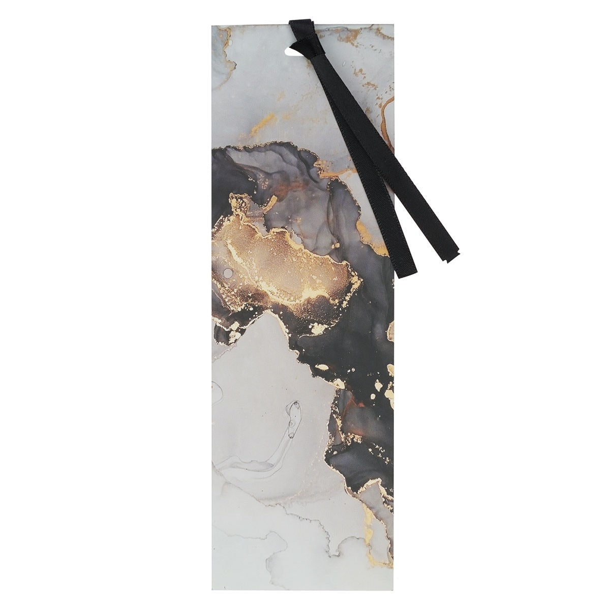 I Know The Plans Black and Gray Marbled Premium Bookmark - Jeremiah 29:11