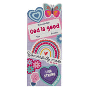 God is Good Sticker Premium Cardstock Bookmark