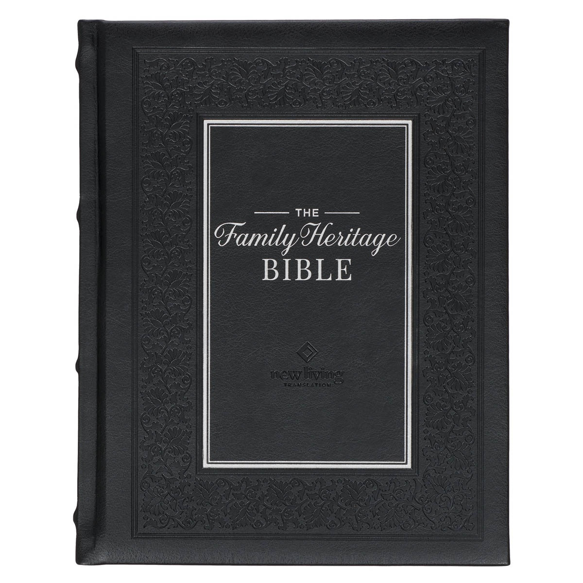 Black Faux Leather Hardcover Family Heritage Bible