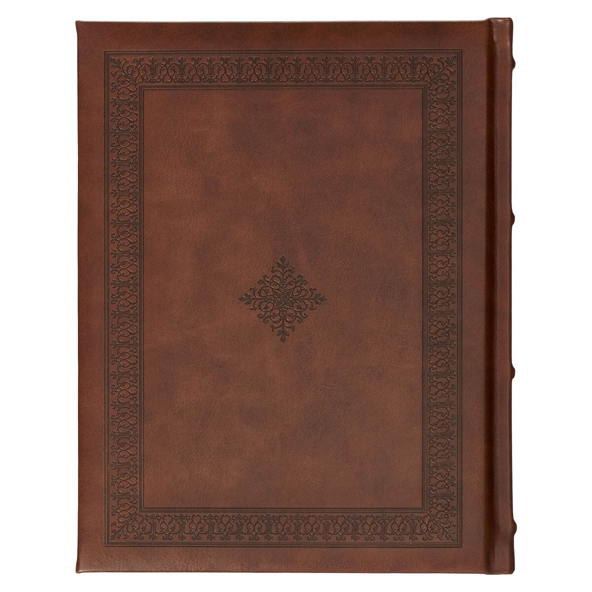 Brown Faux Leather Family Heritage Bible