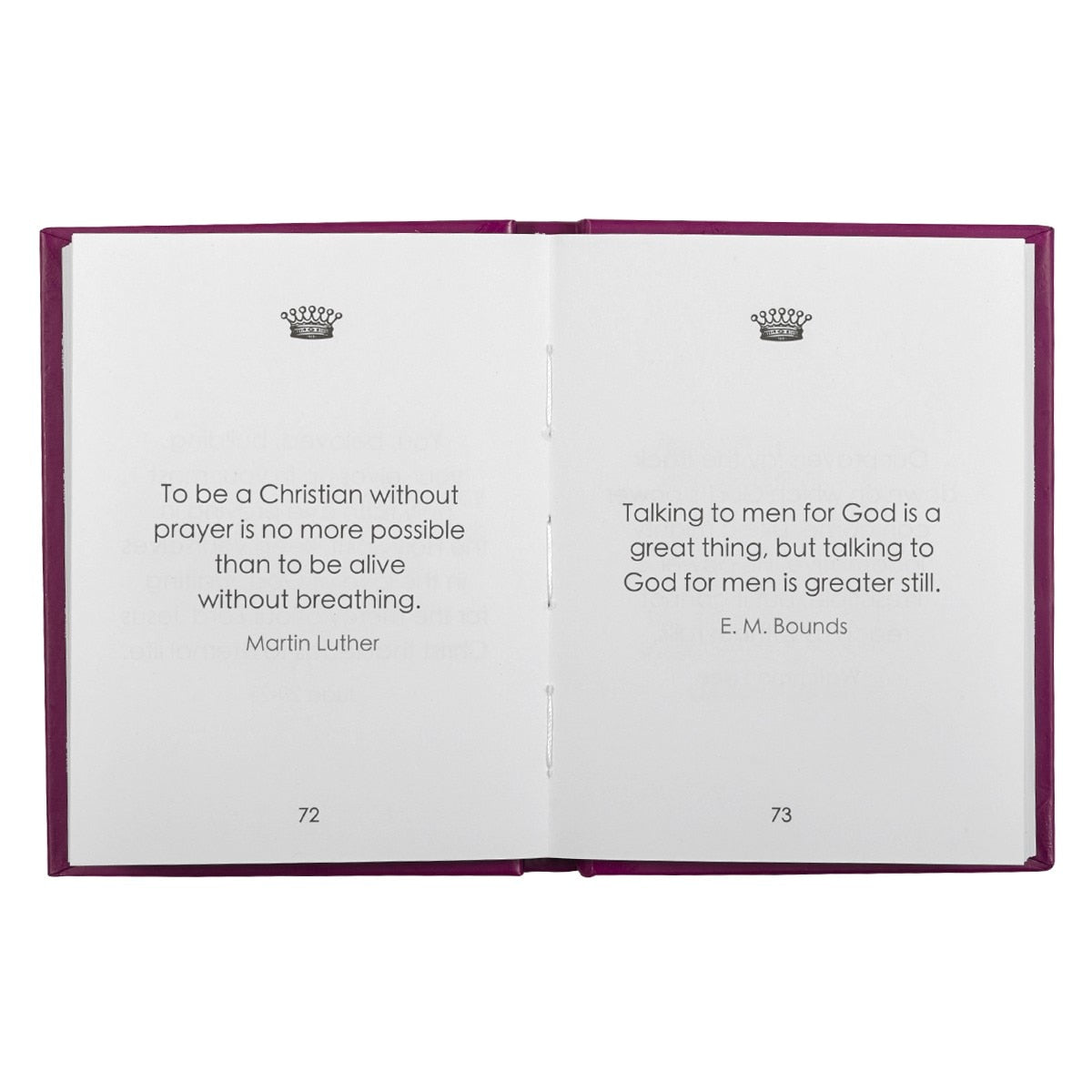 Keep Calm and Pray Purple Hardcover Gift Book