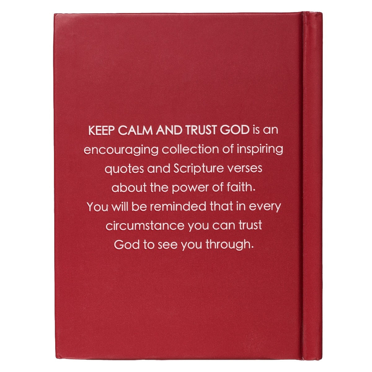 Keep Calm and Trust God Gift Book - Hardcover Edition