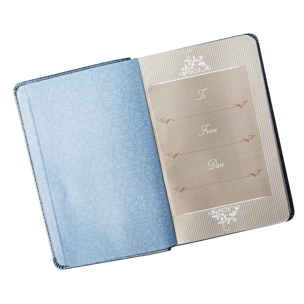 Mr. & Mrs. 366 Devotions for Couples Blue Faux Leather Devotional