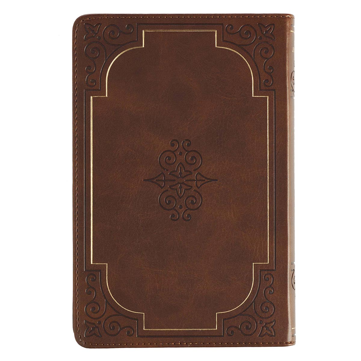 Walking With God Brown Faux Leather Devotional