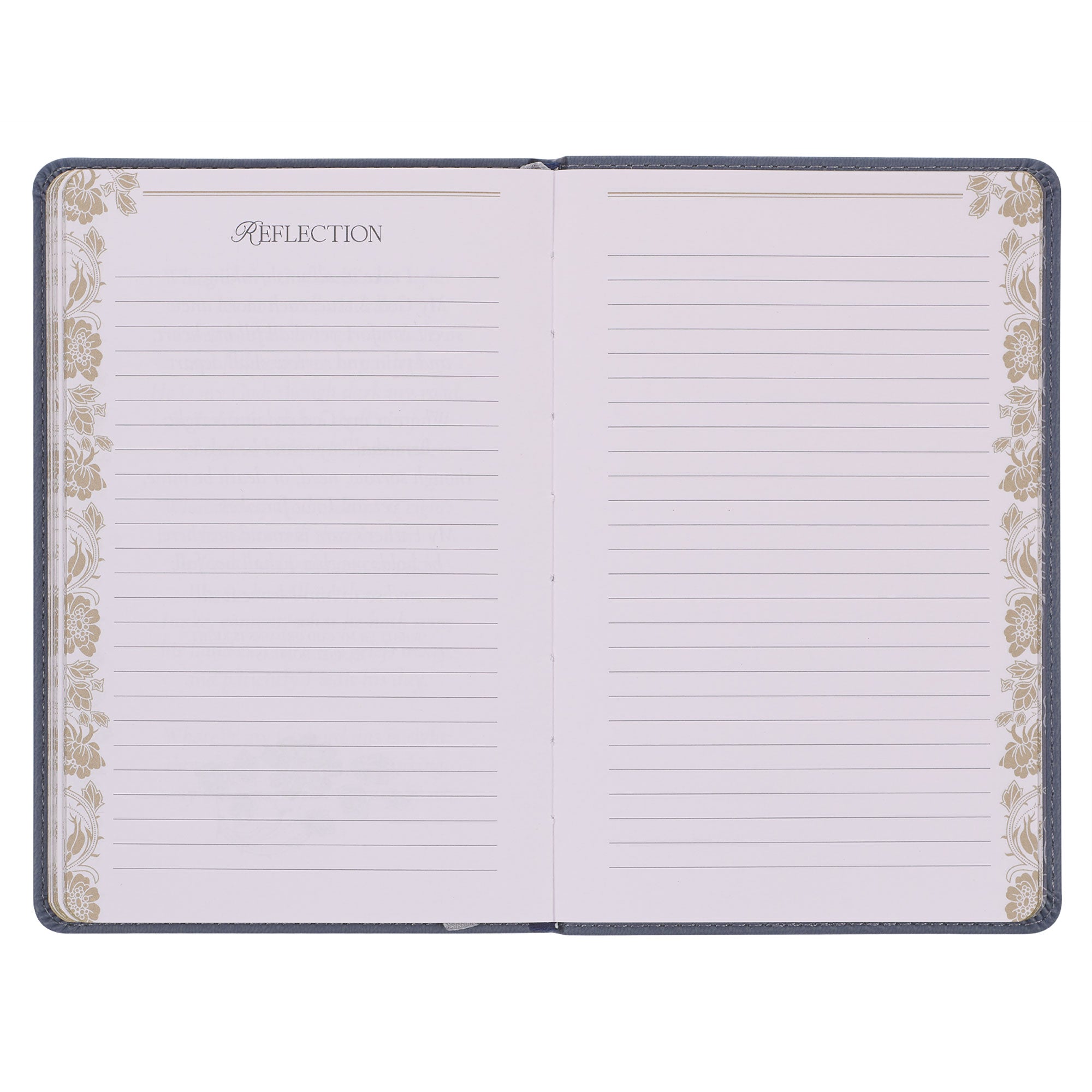 Letters to Grief Slate Gray Faux Leather Gift Book