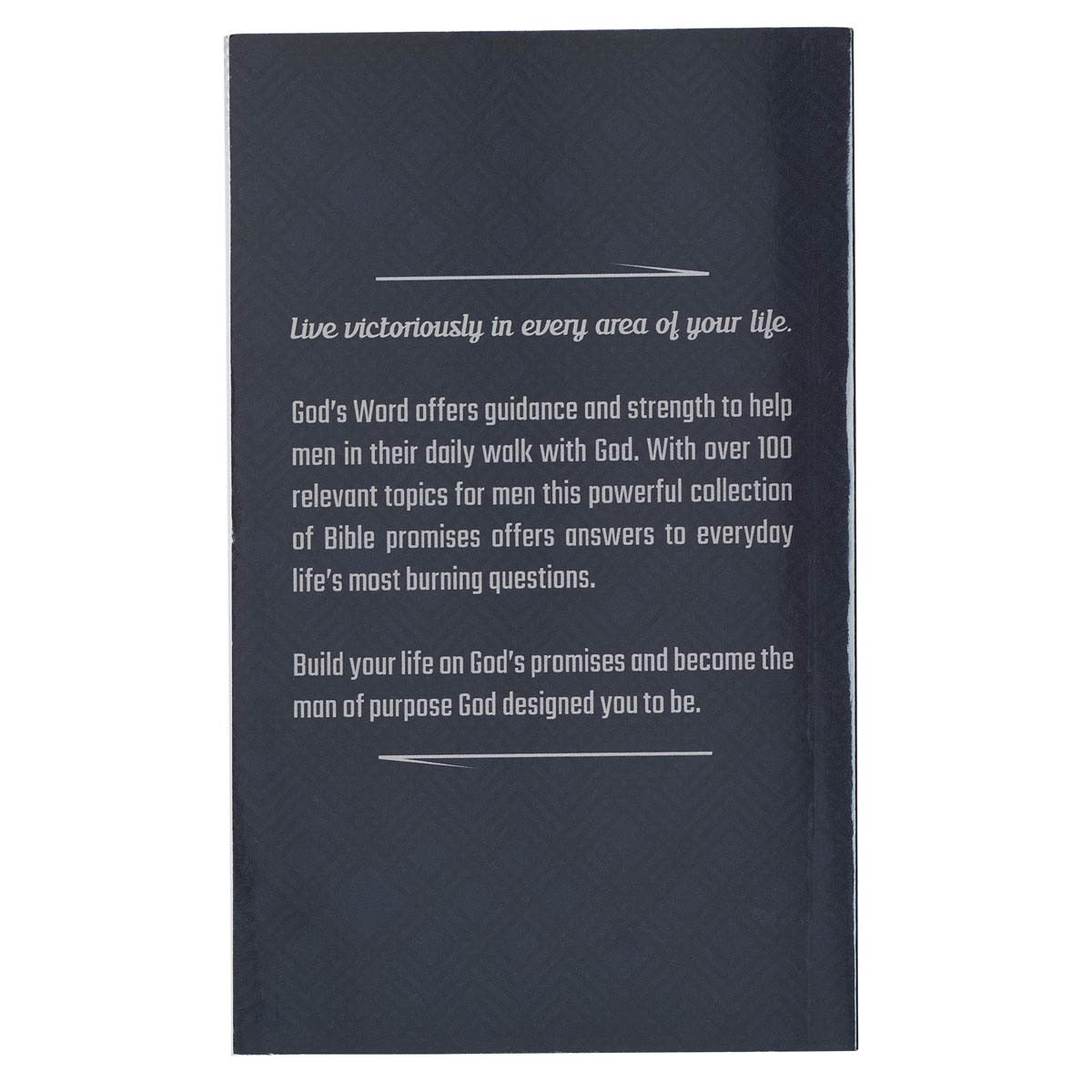 Promises from the Word for Men Indigo Blue Gift Book