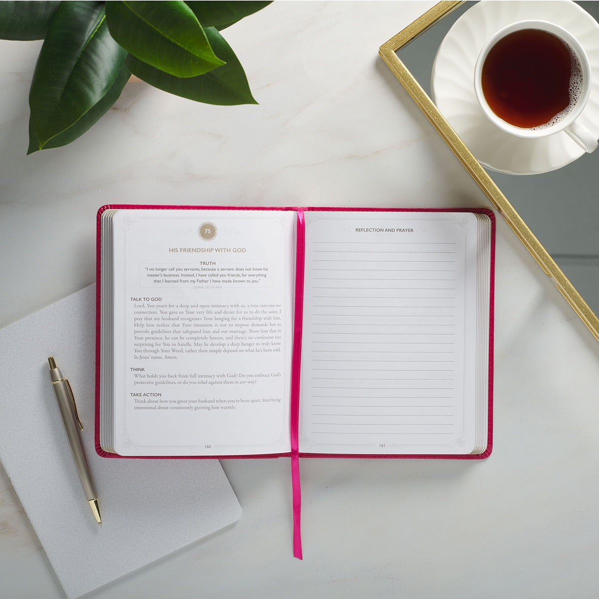 199 Prayers for My Husband Raspberry-Red Faux Leather Prayer and Journaling Guide