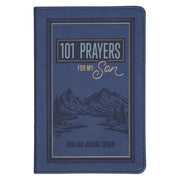 101 Prayers for My Son Blue Faux Leather Prayer Book