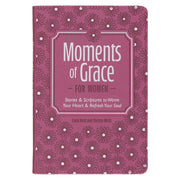 Moments of Grace for Women: Stories and Scriptures Mauve Faux Leather Gift Book