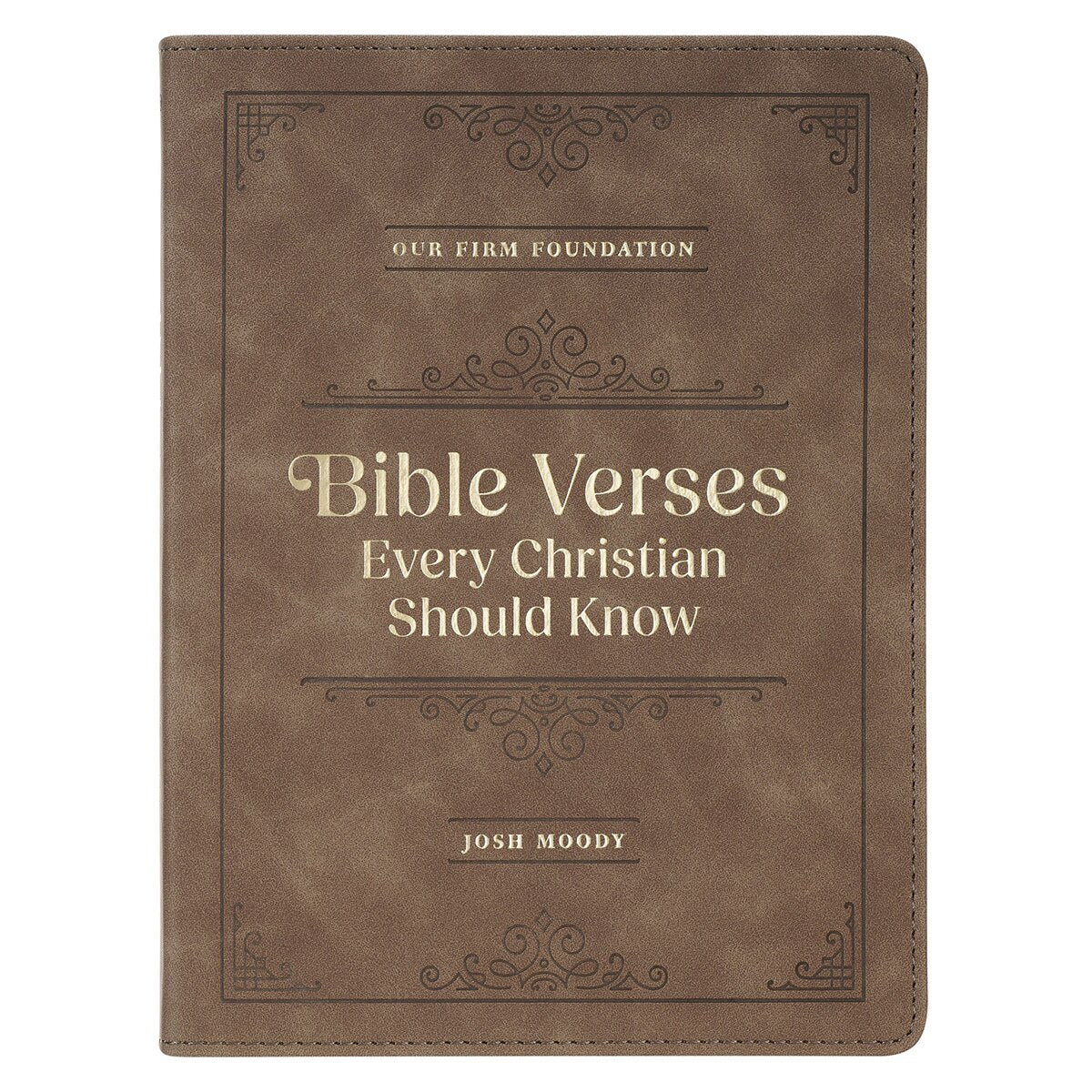 Bible Verses Every Christian Should Know Brown Faux Leather Devotional