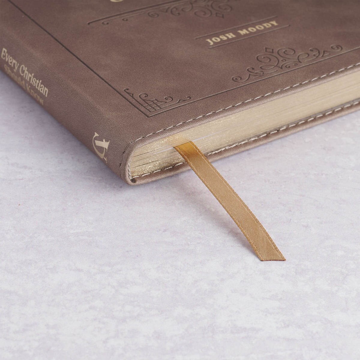 Bible Verses Every Christian Should Know Brown Faux Leather Devotional