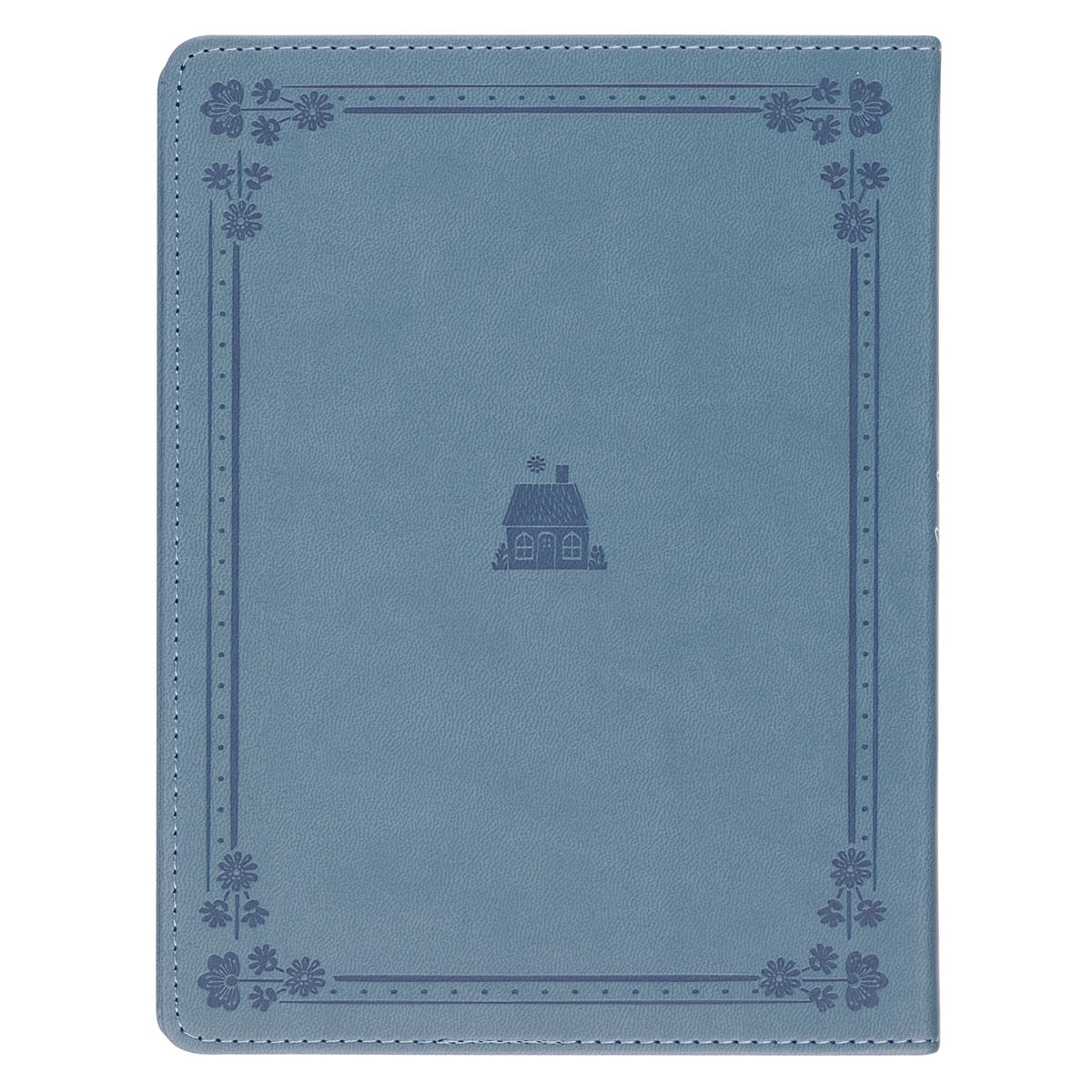 Beautifully Blended Blue Faux Leather Daily Devotional for Couples