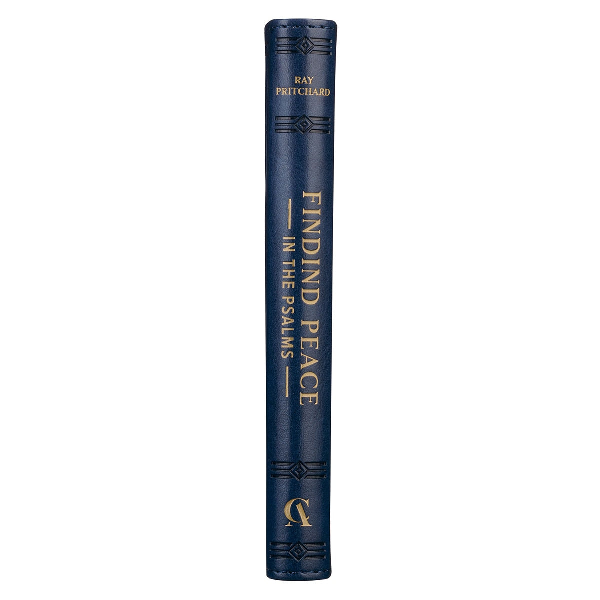 Finding Peace in the Psalms Navy Blue Faux Leather Daily Devotional