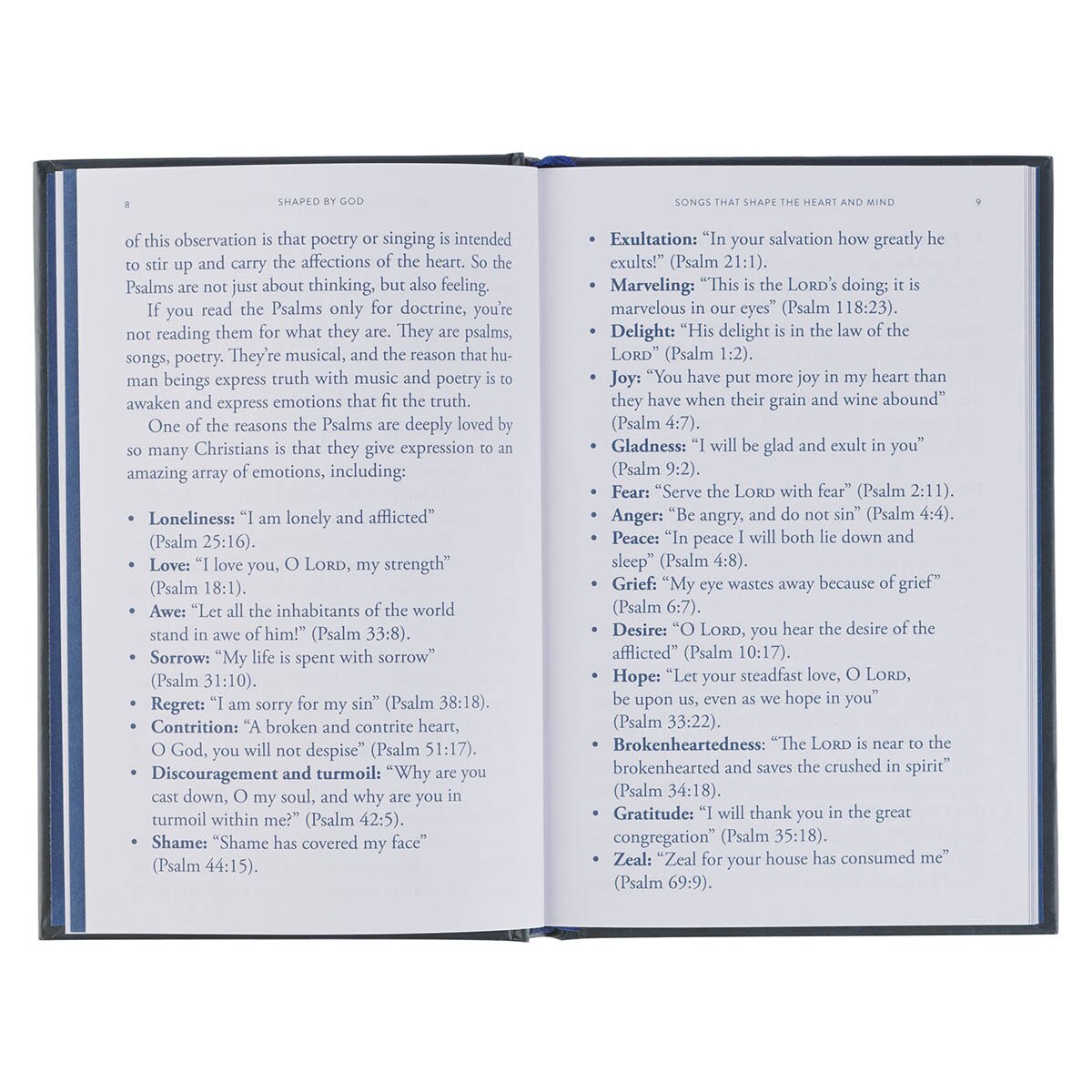 Shaped by God Blue Hardcover Gift Book