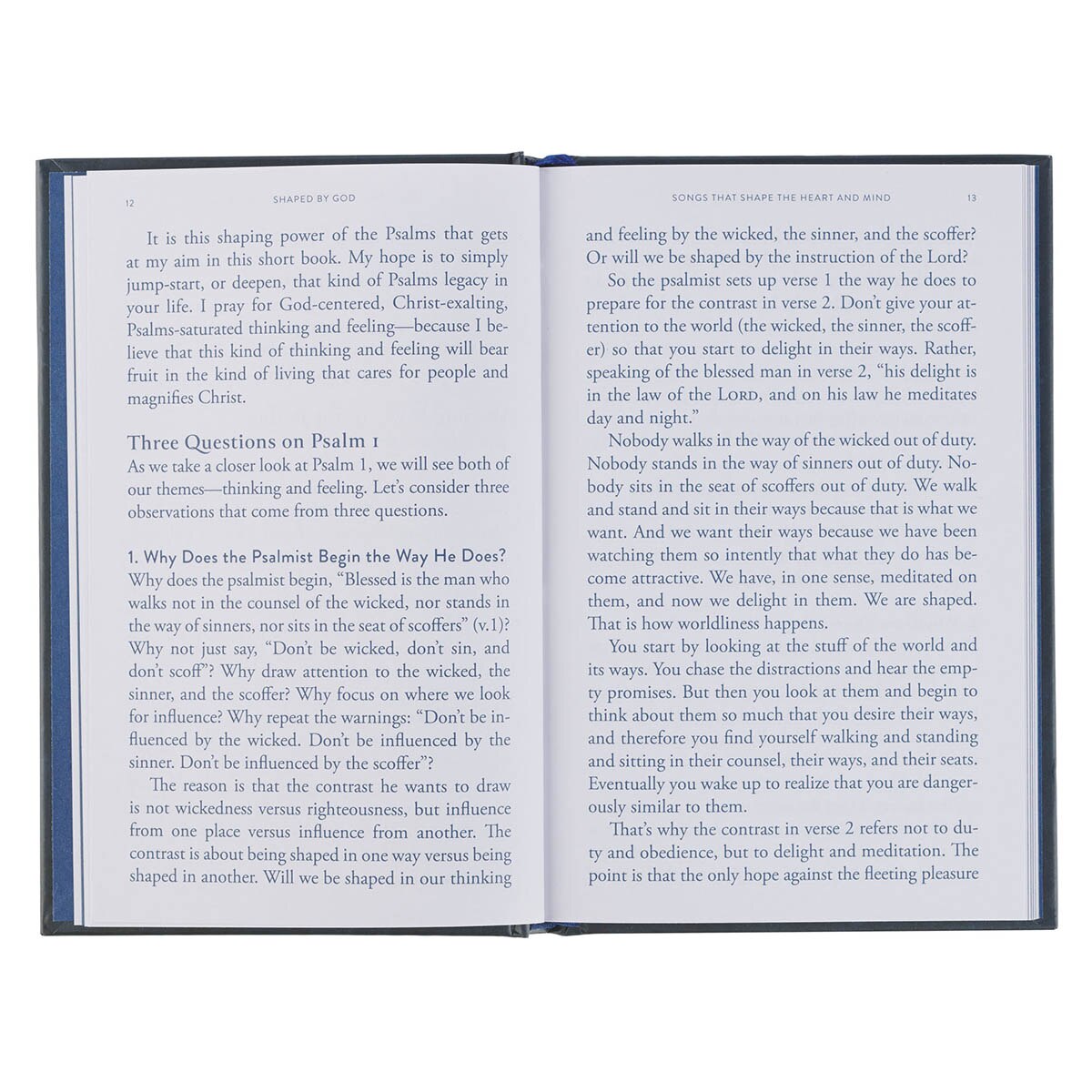 Shaped by God Blue Hardcover Gift Book