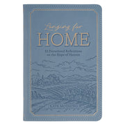 Longing for Home Blue Faux Leather Gift Book